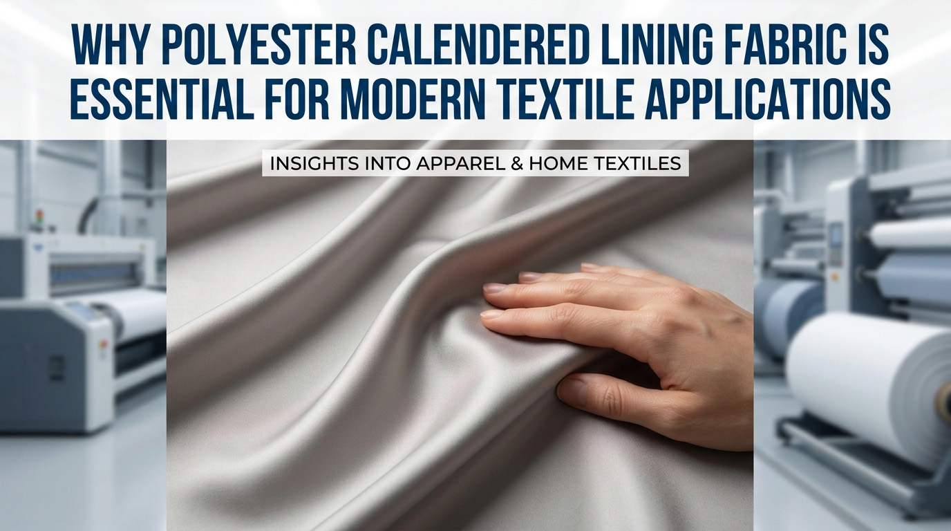 Why Polyester Calendered Lining Fabric Is Essential for Modern Textile Applications
