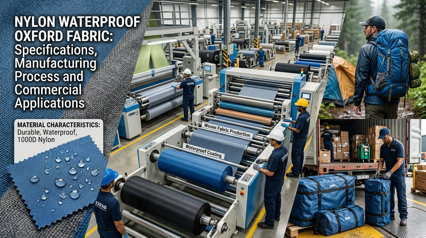 Nylon Waterproof Oxford Fabric: Specifications, Manufacturing Process and Commercial Applications