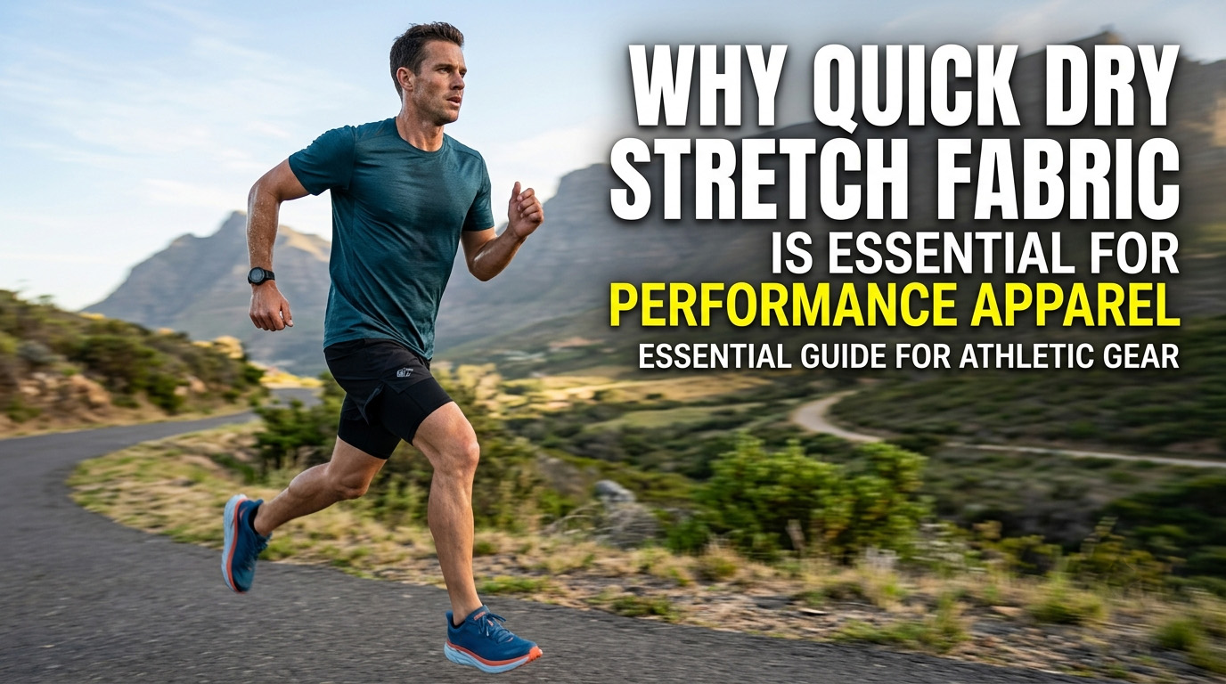 Why Quick Dry Stretch Fabric Is Essential for Performance Apparel
