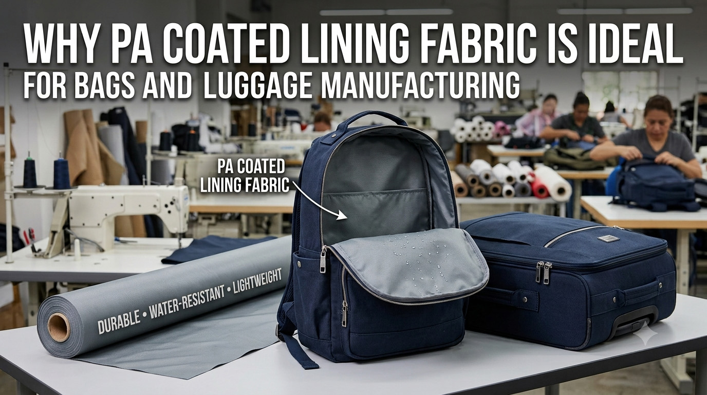 Why PA Coated Lining Fabric Is Ideal for Bags and Luggage Manufacturing