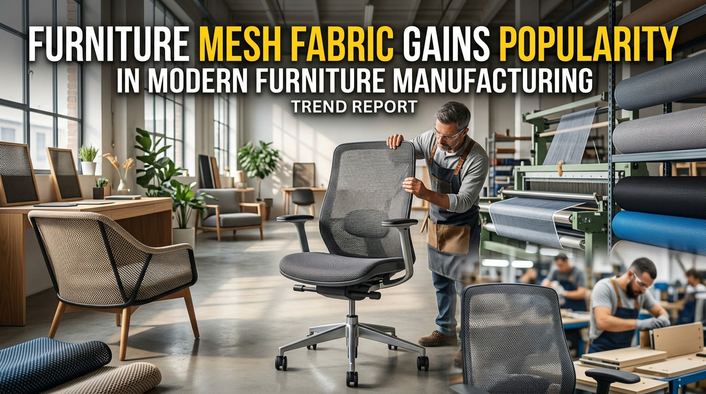 Furniture Mesh Fabric Gains Popularity in Modern Furniture Manufacturing