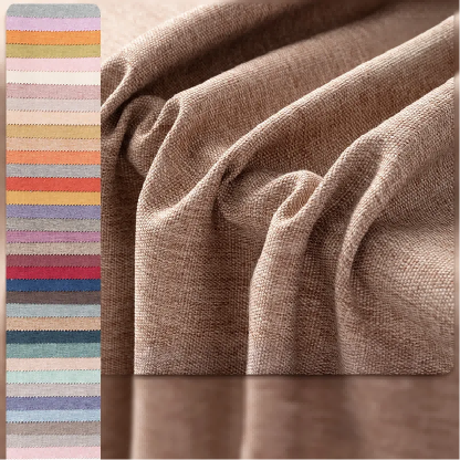 Why choose Faux Linen Curtain Fabric