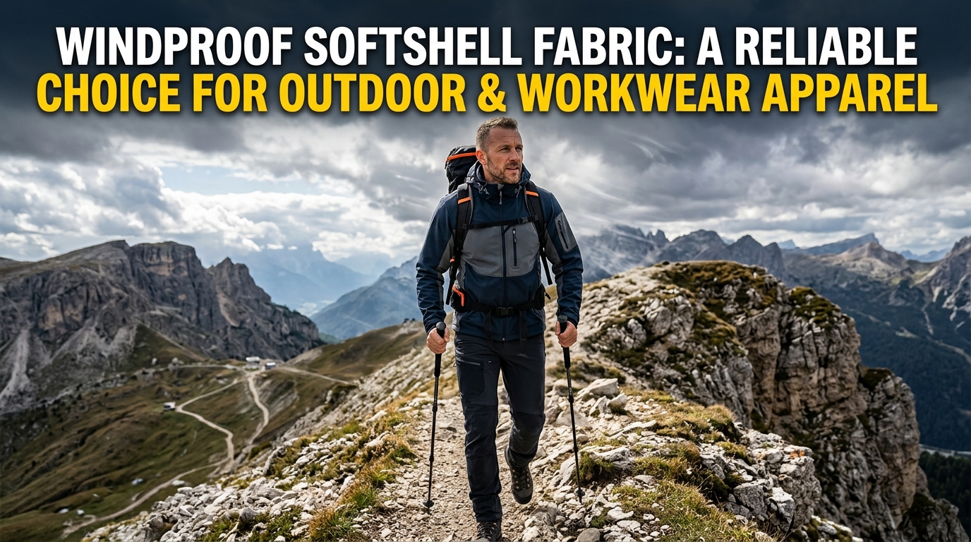 Windproof Softshell Fabric: A Reliable Choice for Outdoor and Workwear Apparel