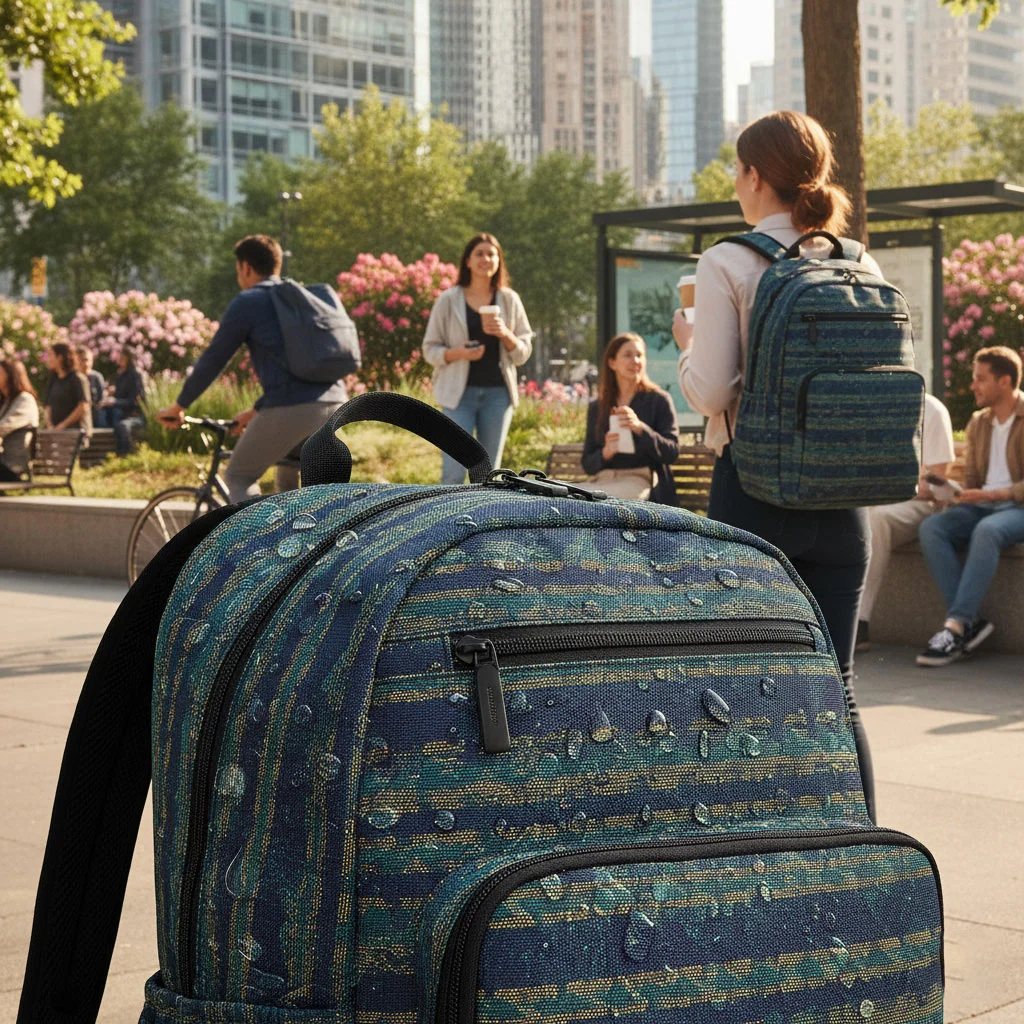 Polyester Jacquard Oxford Fabric