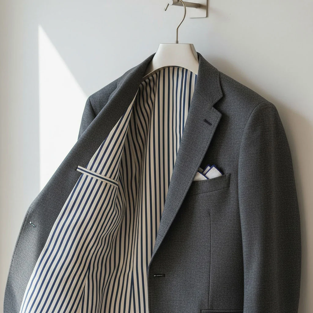 Polyester Striped Oxford Lining