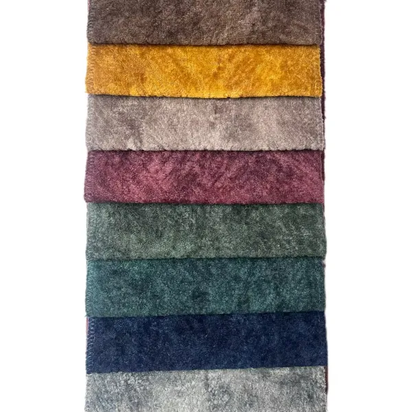jacquard soft  velvet chenille Sofa  fabric